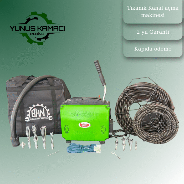 B-750 Kanal Açma Makinesi Full Set 16+22