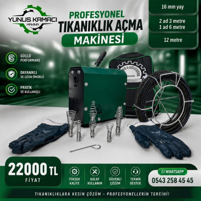 B-600 mini kanal açma Makinesi Full Set