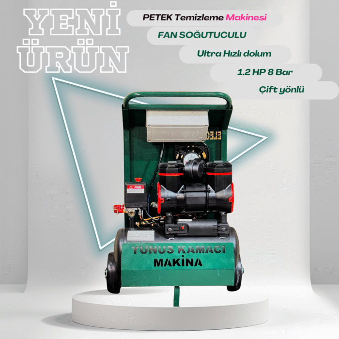 Fan Soğutuculu Çift Yönlü Havalı Darbeli Petek Temizleme Makinesi